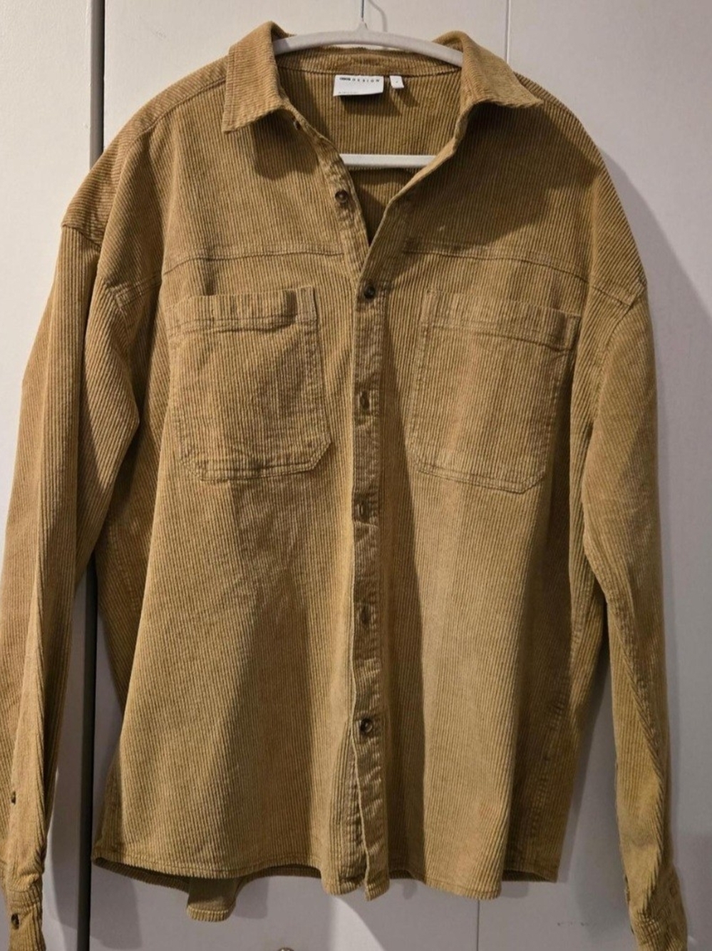 ASOS Corduroy Jacket in Camel Tan